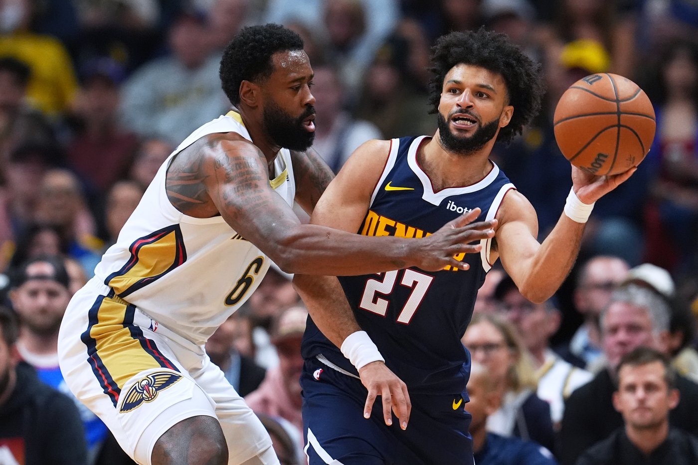 Jokic has triple-double, Murray scores 42 points in Nuggets' OT victory over Pelicans | iNFOnews.ca