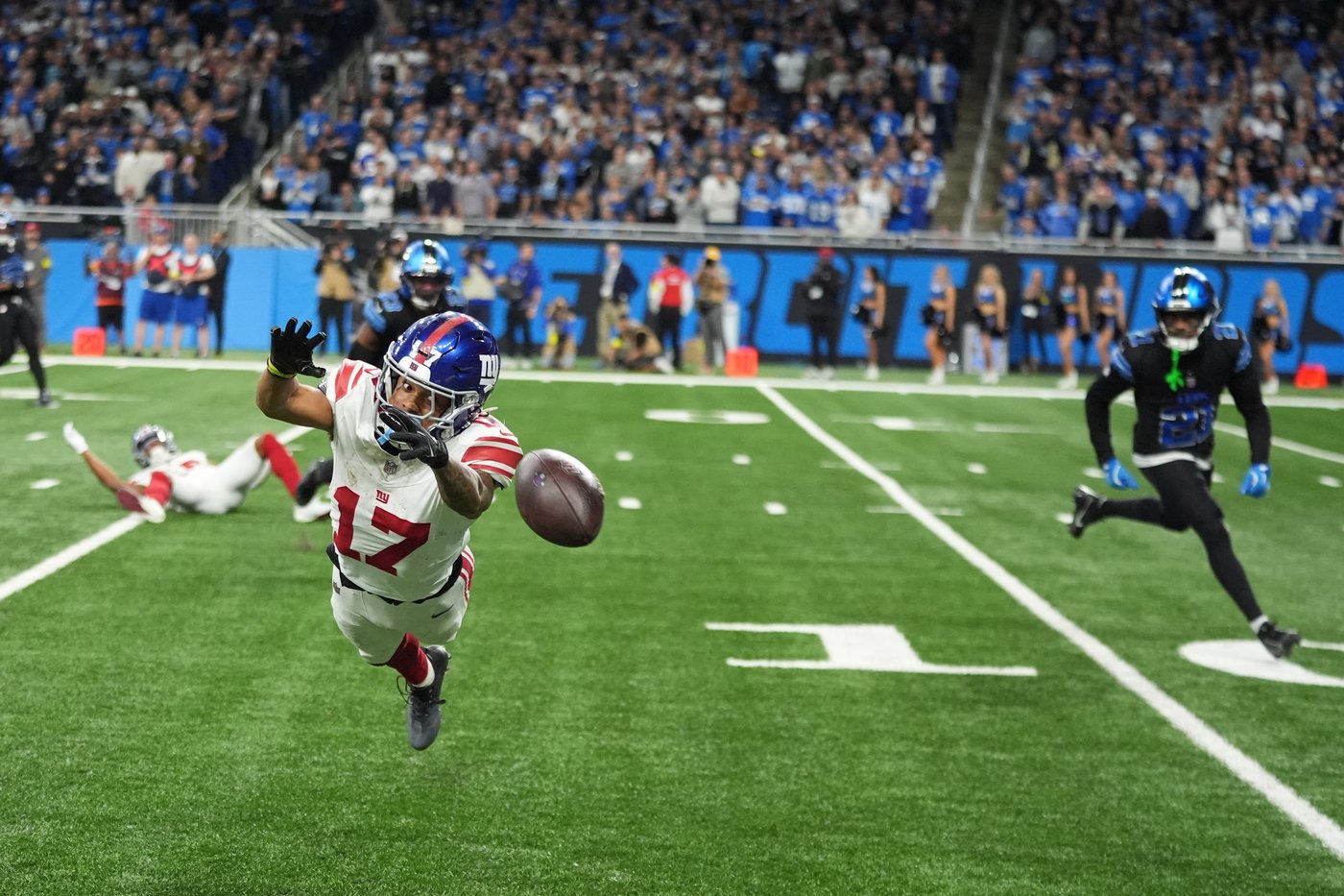 Interim coach Mike Kafka has no regrets about aggressive fourth-down call in Giants' loss to Lions | iNFOnews.ca
