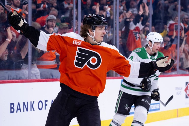 Zegras scores in OT as the Flyers beat the Stars 2-1 | iNFOnews.ca
