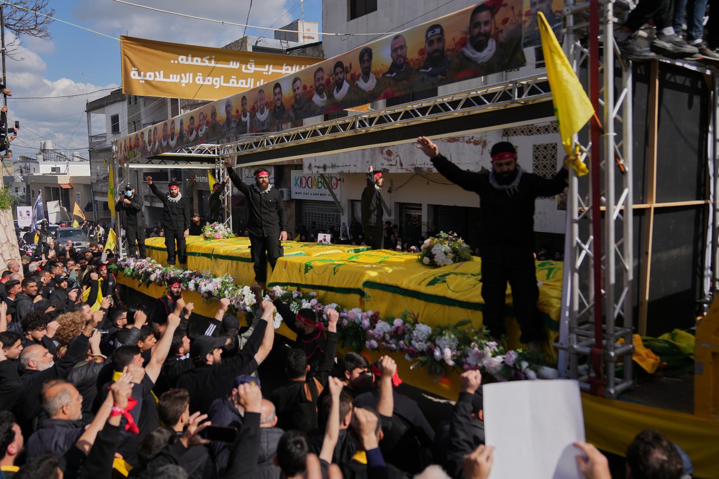 Photos show funerals in Lebanon for Hezbollah fighters, civilians killed before ceasefire | iNFOnews.ca