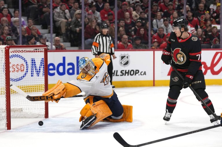 Saros, Predators spoil Senators' home opener with 4-1 victory | iNFOnews.ca