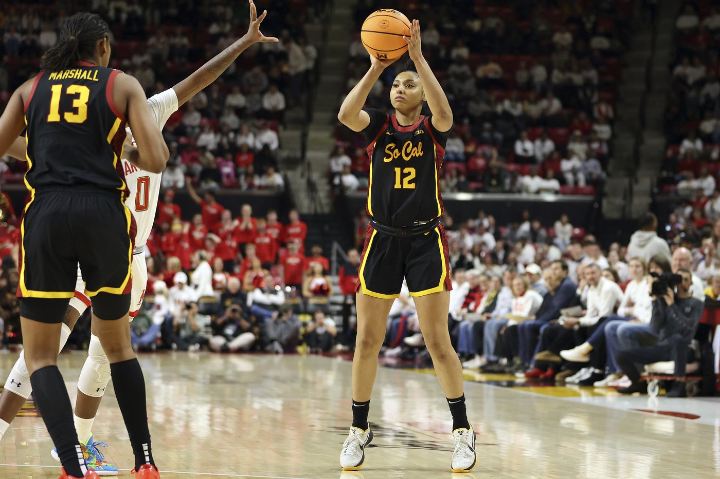 JuJu Watkins scores 21 as No. 4 USC tops No. 8 Maryland 79-74, handing the Terps their first loss | iNFOnews.ca JuJu Watkins scores 21 as No. 4 USC tops No. 8 Maryland 79-74, handing the Terps their first loss | iNFOnews.ca