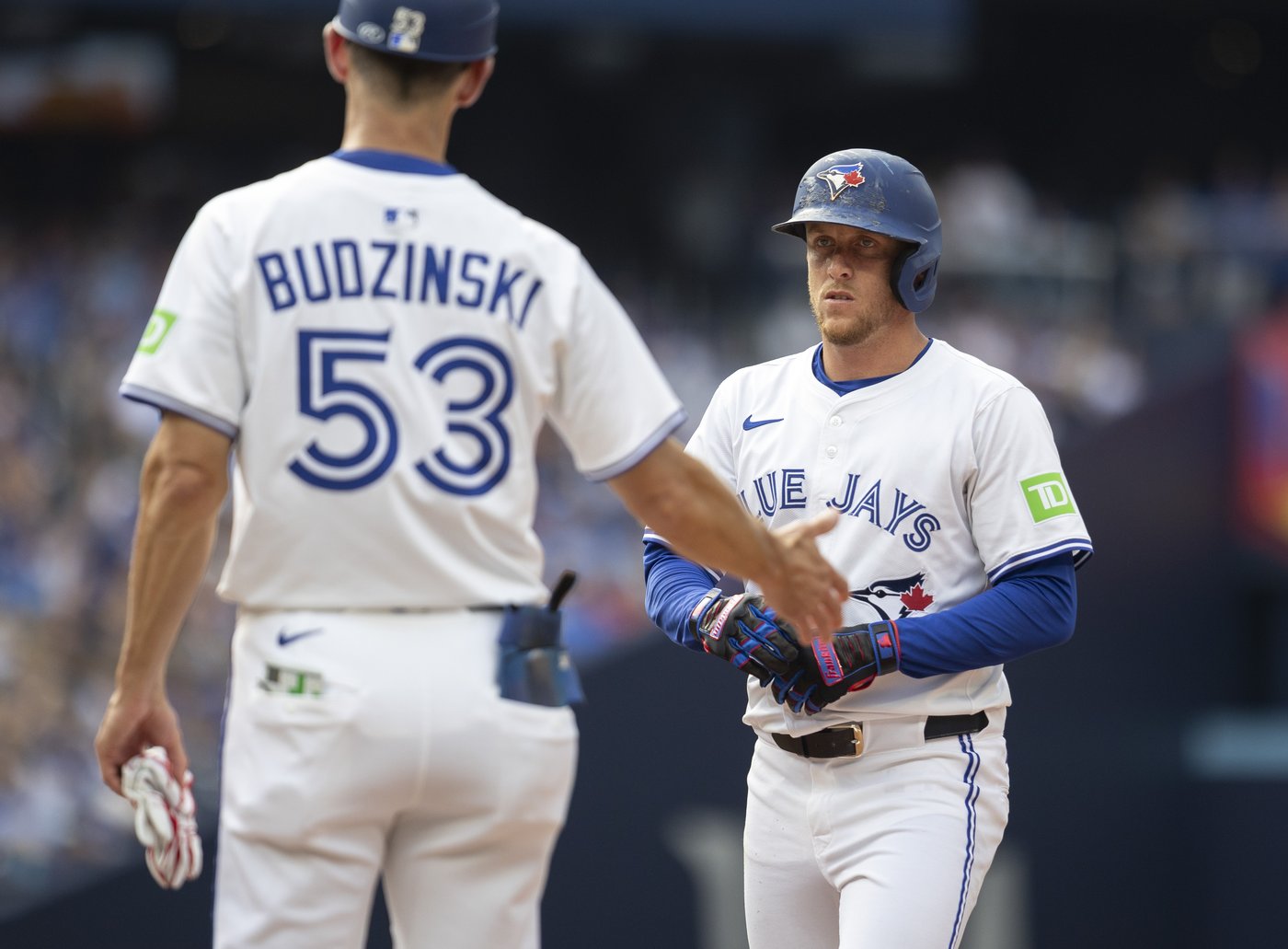 Myles Straw's multi-home game stirs Blue Jays to 14-2 rout of Rangers | iNFOnews.ca