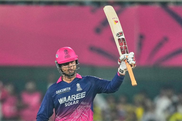 Young Sooryavanshi hits 15-ball fifty as Rajasthan thumps Chennai by eight wickets in IPL | iNFOnews.ca