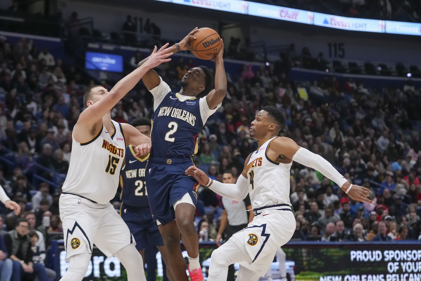 Jokic overcomes slow start for triple-double in the Nuggets' 132-129 OT win over the Pelicans | iNFOnews.ca