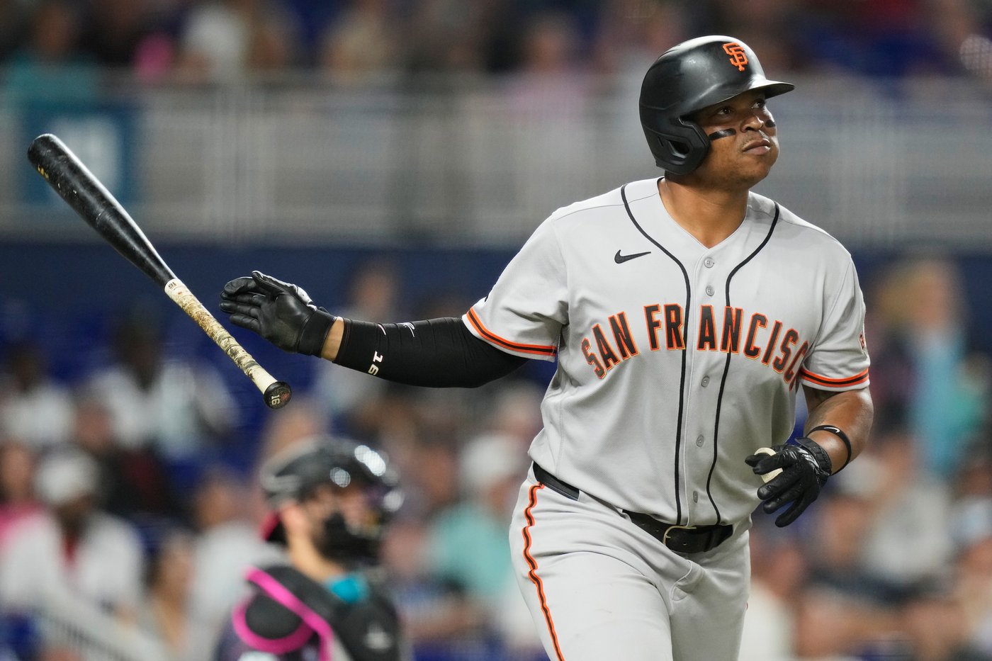 Caissie homers, doubles and singles to lead Marlins to 4-3 win over Giants | iNFOnews.ca