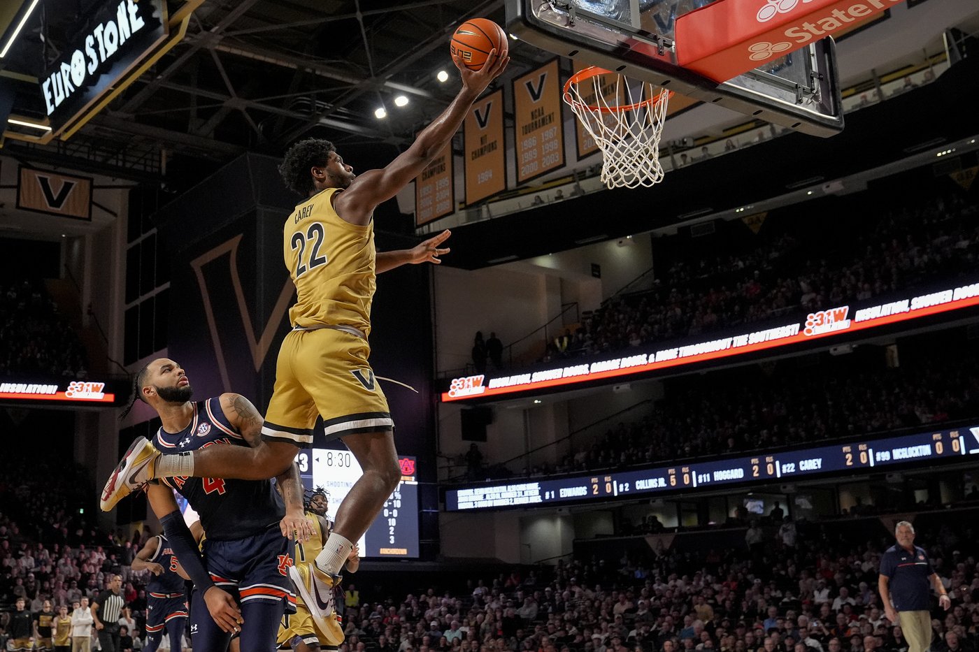 Top-ranked Auburn snaps back with an 80-68 win over Vanderbilt | iNFOnews.ca