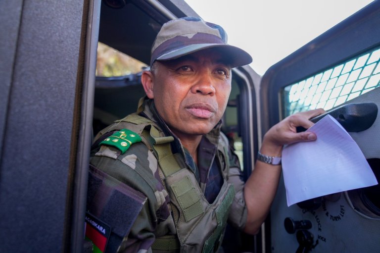 Photos of a colonel announcing military takeover in Madagascar after president flees | iNFOnews.ca