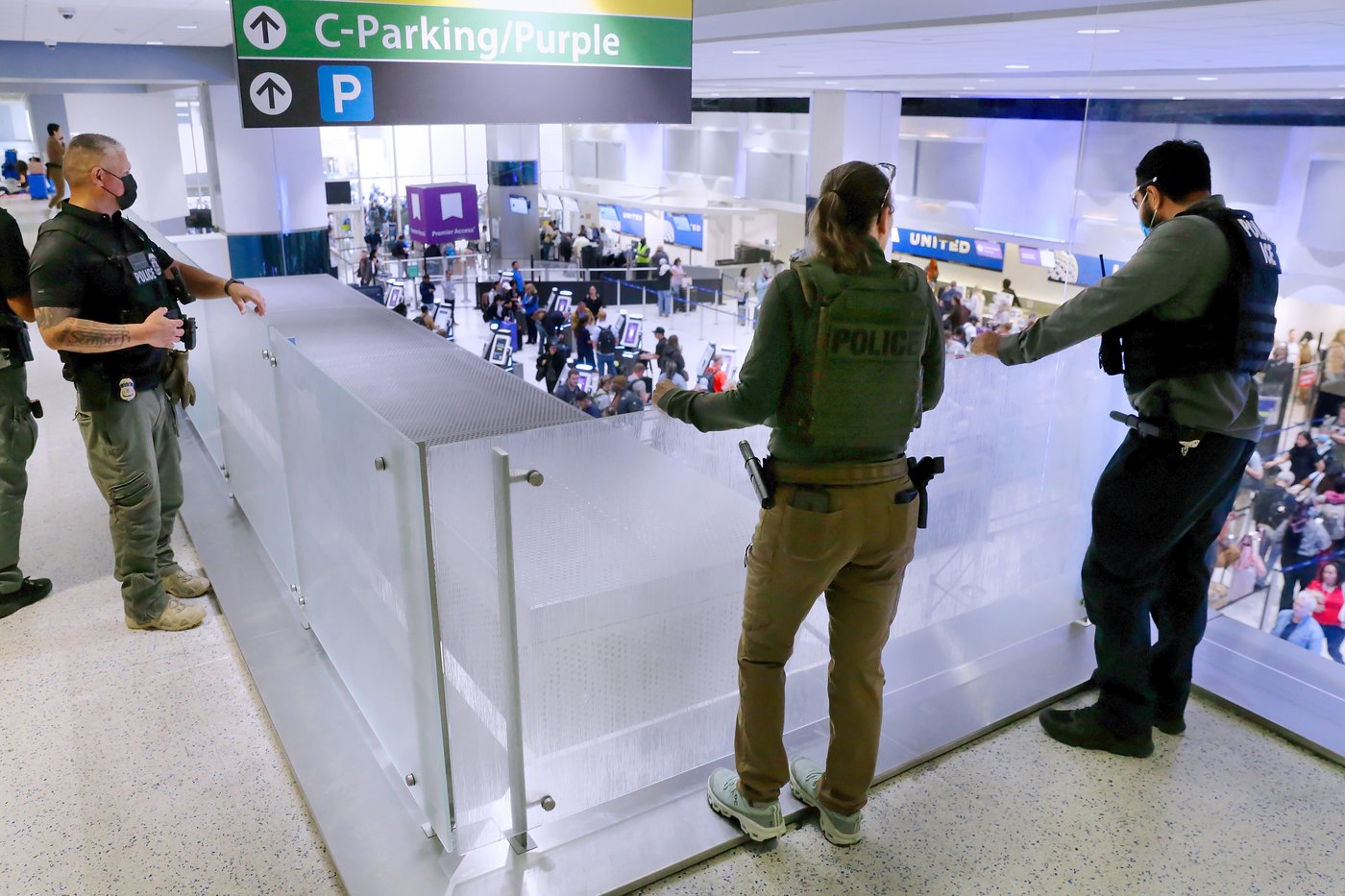 Photos show ICE agents at US airports where the partial government shutdown triggered delays | iNFOnews.ca