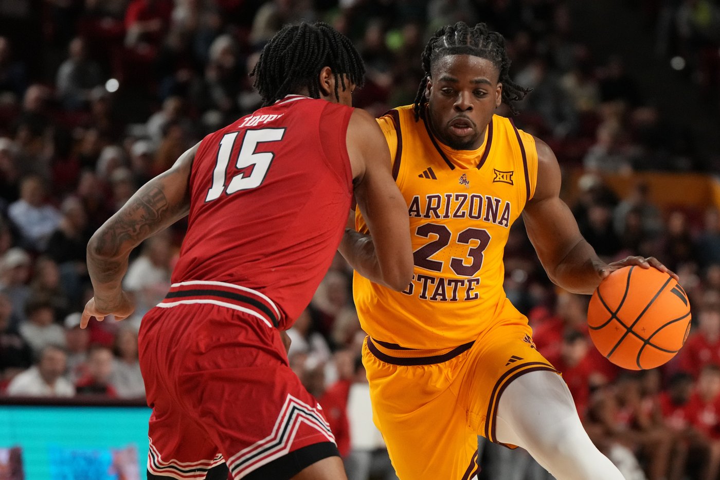 Texas Tech star JT Toppin injures lower right leg in loss to Arizona State | iNFOnews.ca Texas Tech star JT Toppin injures lower right leg in loss to Arizona State | iNFOnews.ca