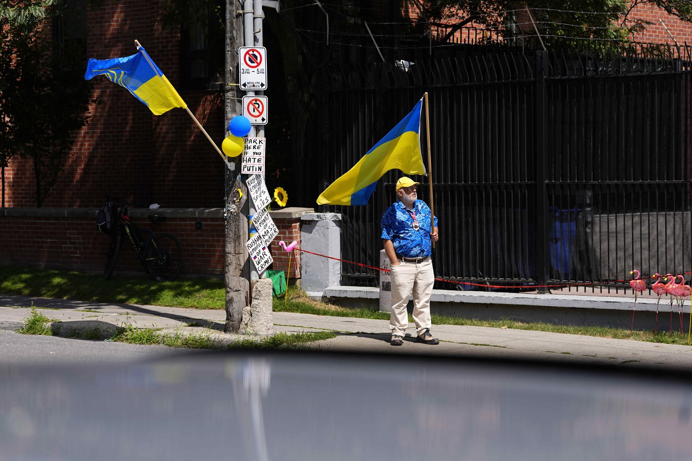Russian embassy protesters keep daily picket, 4.5 years into Ukraine invasion | iNFOnews.ca Russian embassy protesters keep daily picket, 4.5 years into Ukraine invasion | iNFOnews.ca