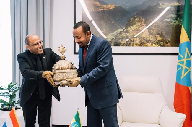Looted 18th century crown returned to Ethiopia after decades | iNFOnews.ca