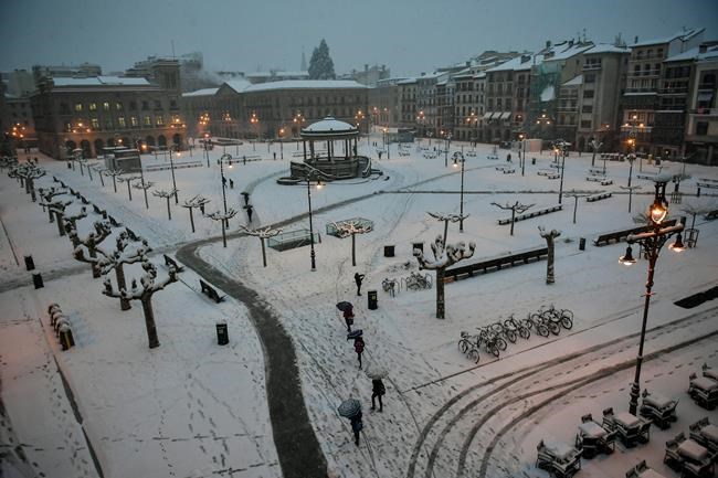 The Latest: Europe cold snap hits as far south as Spain | iNFOnews.ca