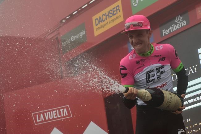 Canada's Mike Woods rides to emotional stage win at Spanish Vuelta | iNFOnews.ca