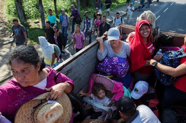 Migrant caravan demands transport as 2nd group enters Mexico | iNFOnews.ca