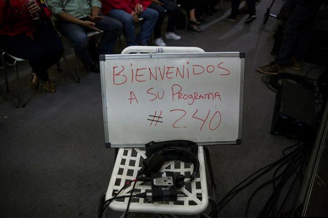 Venezuela socialist party boss stirs up support on talk show | iNFOnews.ca CP803290349