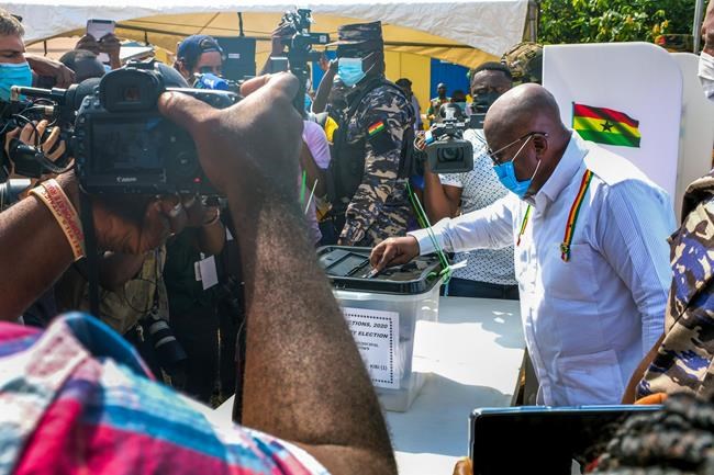 Ghana president re-elected for 2nd term in tight race | iNFOnews.ca