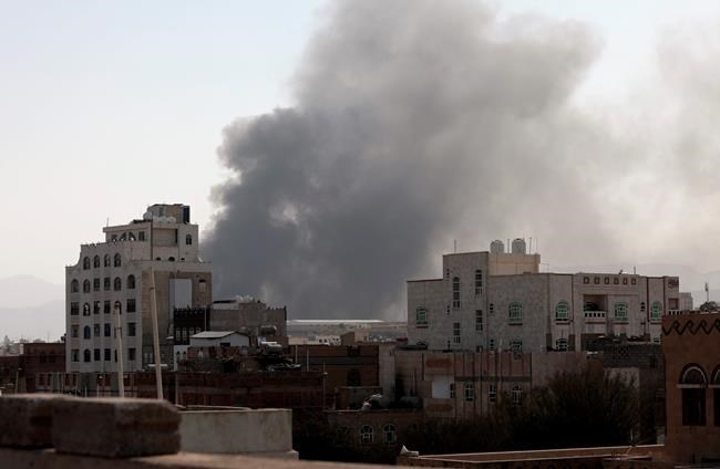Saudi-led coalition strikes Yemen's rebel-held capital | iNFOnews.ca