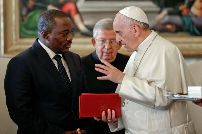 Pope meets Congo's Kabila, but Vatican displeasure evident | iNFOnews.ca
