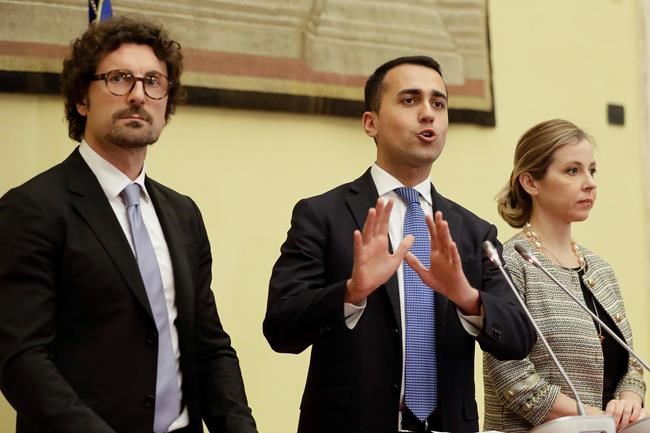 Italy reports 'positive' talks on 5-Star-Democratic alliance | iNFOnews.ca CP213666731