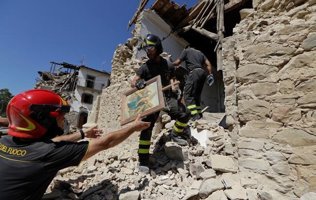 The Latest: 6 bodies found in past 2 days in quake-hit town | iNFOnews.ca