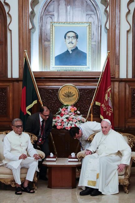 The Latest: Pope demands world help resolve Rohingya crisis | iNFOnews.ca