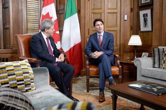 Trudeau-Italian PM show bond in wake of Trump protectionism, closed borders | iNFOnews.ca