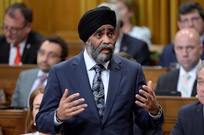 Sajjan to reveal military spending 'hole' in set-up for new defence policy | iNFOnews.ca