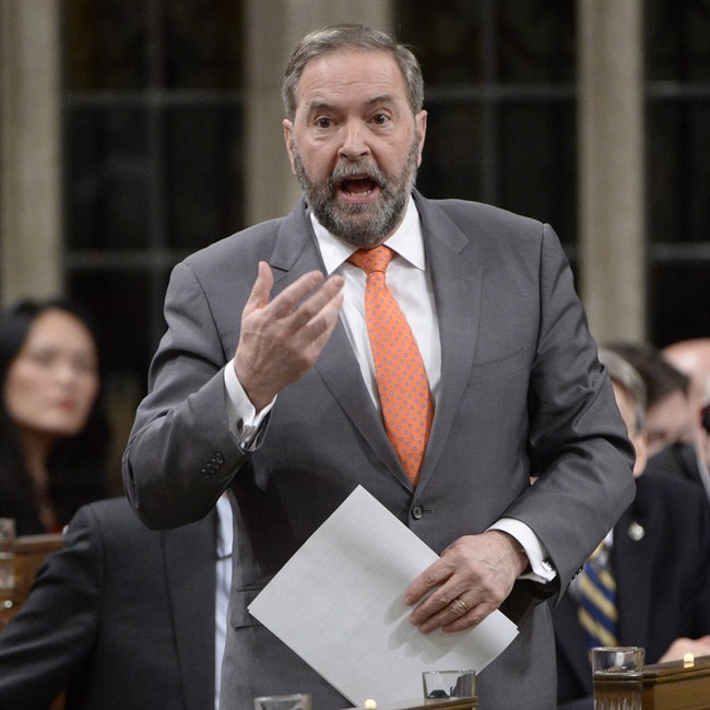 Quotes from Tom Mulcair's letter to NDP supporters following interim report | iNFOnews.ca CP36340301