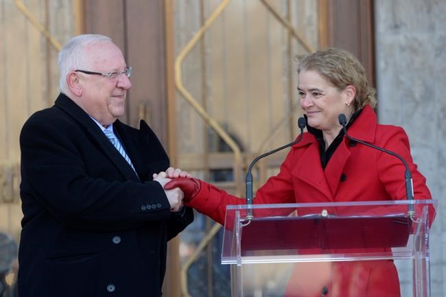 Israeli president travels to Niagara, Ottawa, Toronto on state visit | iNFOnews.ca