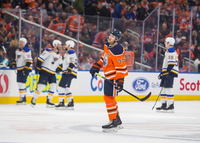 Pietrangelo leads Blues past Oilers 5-2; St. Louis stays atop NHL's West | iNFOnews.ca