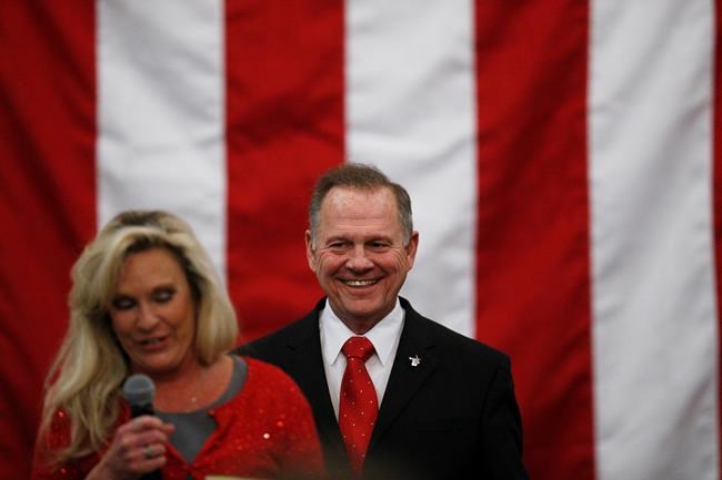 The Latest: Moore's wife: 'One of our attorneys is a Jew' | iNFOnews.ca CP1942239847