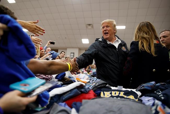 Trump surveys devastation, pays respects to tornado victims | iNFOnews.ca
