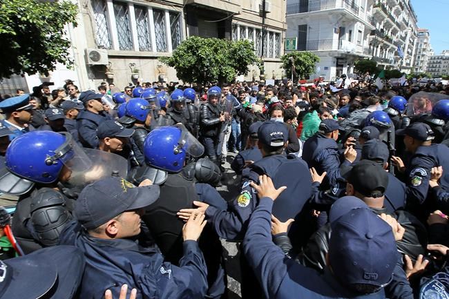 The Latest: Algerian police fire pepper spray at protesters | iNFOnews.ca