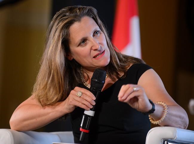 Freeland calls ex-envoy's advice to China about election 'highly inappropriate' | iNFOnews.ca