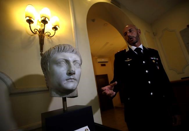 Italy displays marble Roman head stolen in World War II | iNFOnews.ca
