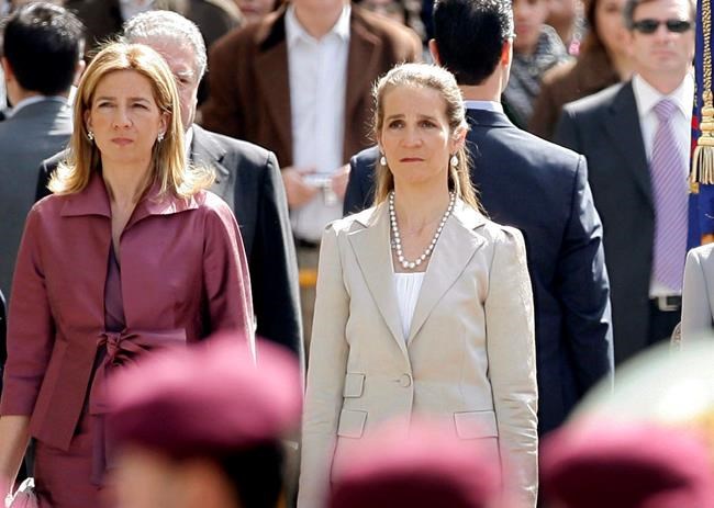Spanish king's sisters vaccinated on trip to see dad in UAE | iNFOnews.ca