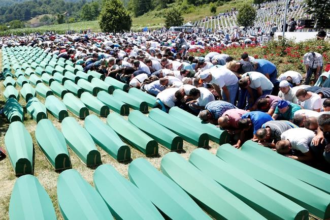 Bosnian Serb wrongly calls Srebrenica massacre a 'myth' | iNFOnews.ca