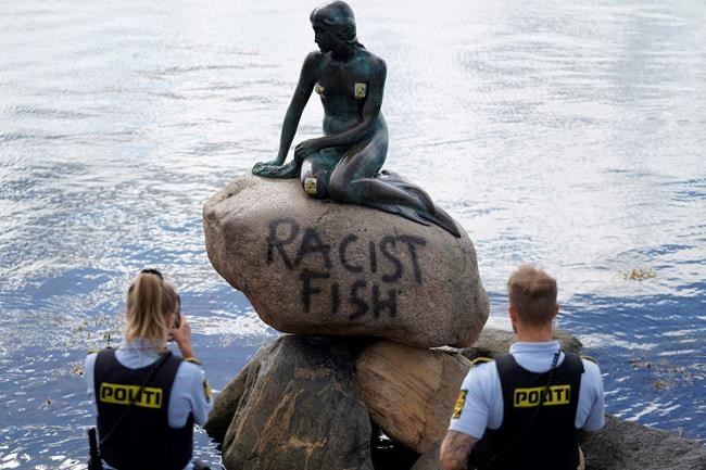 Denmark: Statue of Little Mermaid vandalized again | iNFOnews.ca Denmark: Statue of Little Mermaid vandalized again | iNFOnews.ca