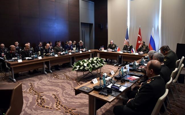 Turkish, US, Russian military chiefs discuss Syria tensions | iNFOnews.ca