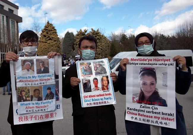 Uighurs stage protest outside Chinese Embassy in Turkey | iNFOnews.ca