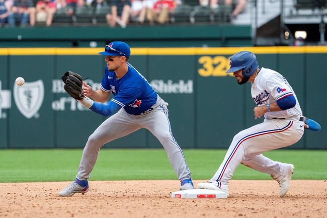 Blue Jays spoil Rangers home opener before largest MLB crowd | iNFOnews.ca