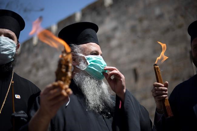 'Holy Fire' ceremony held in empty Jerusalem church | iNFOnews.ca