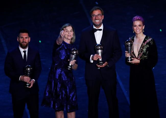 Rapinoe, Messi win FIFA player of the year awards | iNFOnews.ca