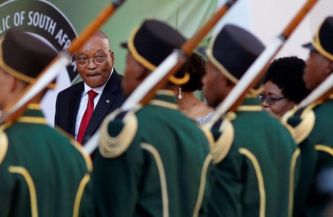 South African lawmakers brawl during protest of president | iNFOnews.ca