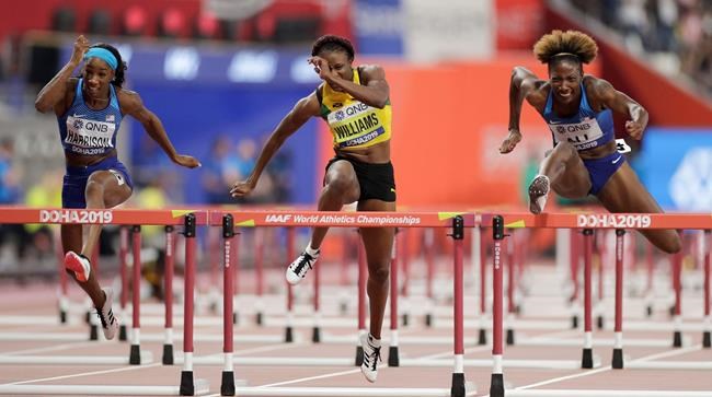 Mommy's medal: Mother of 2 closes worlds with hurdles title | iNFOnews.ca