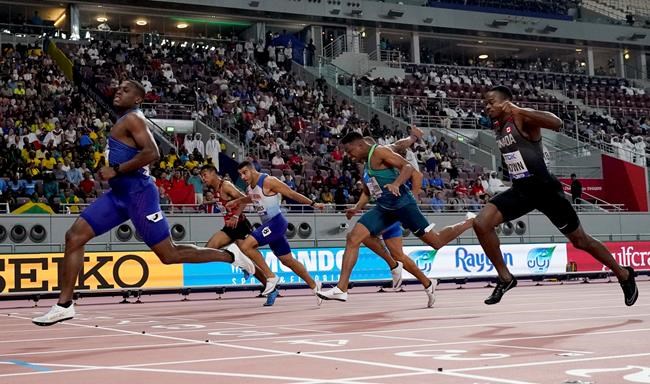 The Latest: Coleman wins gold in men's 100 after dodging ban | iNFOnews.ca The Latest: Coleman wins gold in men's 100 after dodging ban | iNFOnews.ca