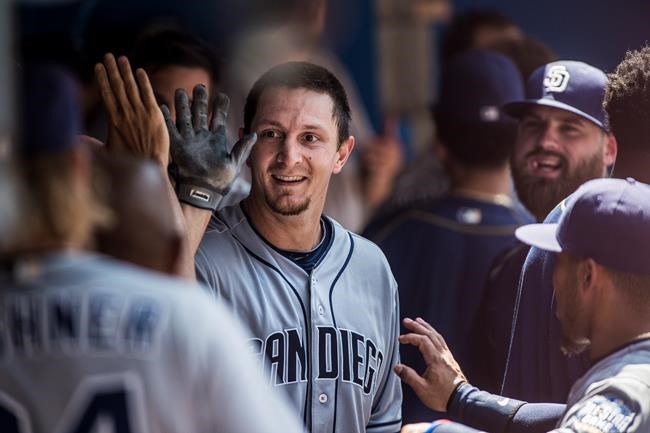 Padres hit three homer runs to double up Blue Jays 8-4 and avoid sweep | iNFOnews.ca