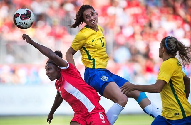 Canadian women looks shaky in 2-0 loss to Brazil in Toronto soccer friendly | iNFOnews.ca CP1082736732