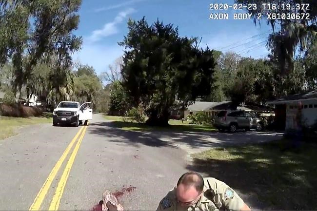 New body camera video shows moments after Arbery shooting | iNFOnews.ca